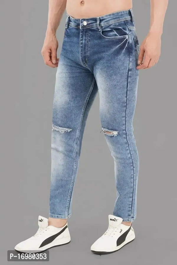 Lzard Denim Mens Jeans - Navy Blue, 28