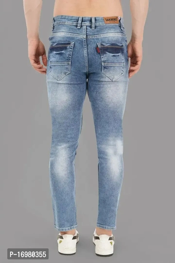 Lzard Denim Mens Jeans - Navy Blue, 34