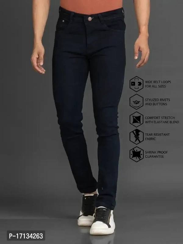 Lzard Denim Mens Jean - Navy Blue, 30