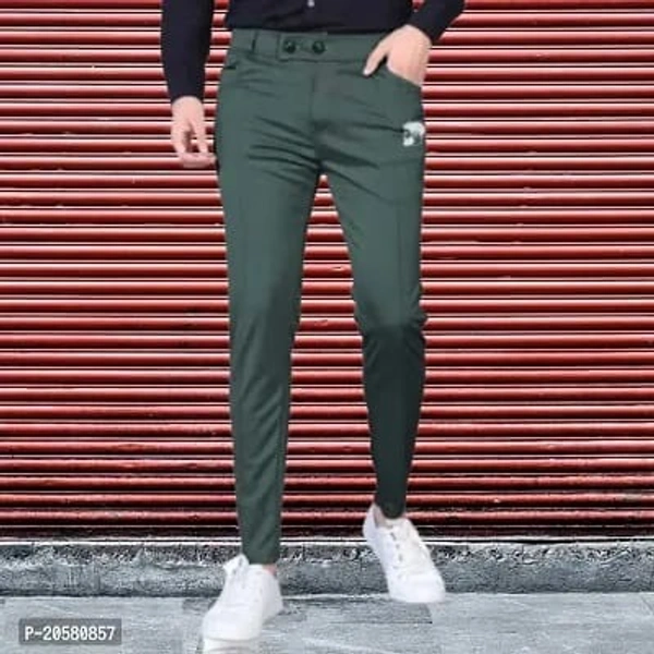 Stylish Modal Casual Trousers - Sherwood Green, 30