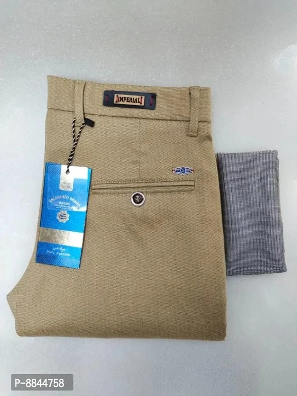 Classic Cotton Solid Casual Shirts Trousers for Men - Tussock, 34