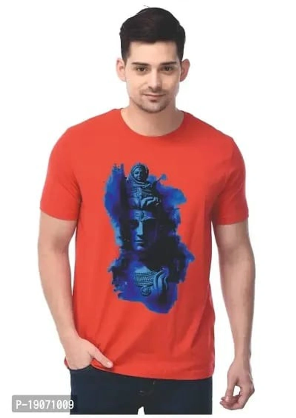 Custom Mafia ShivJii Printed Mens Tshirt | Tshirt for Mens  - M, L, XL , XXL, Scarlet