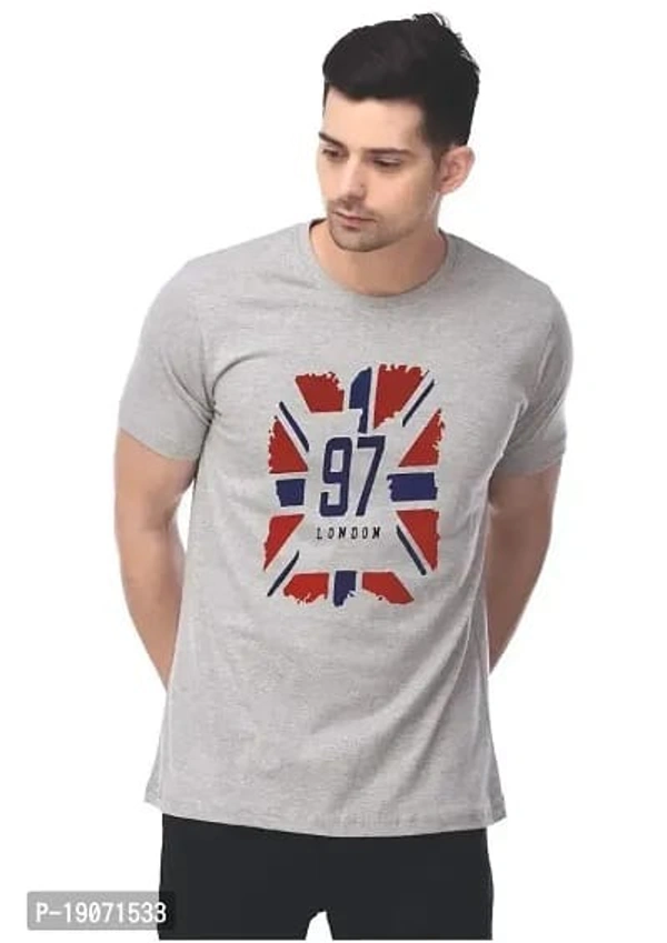 Best Selling Cotton Blend Tees For Men - M, L, XL , XXL, Mountain Mist