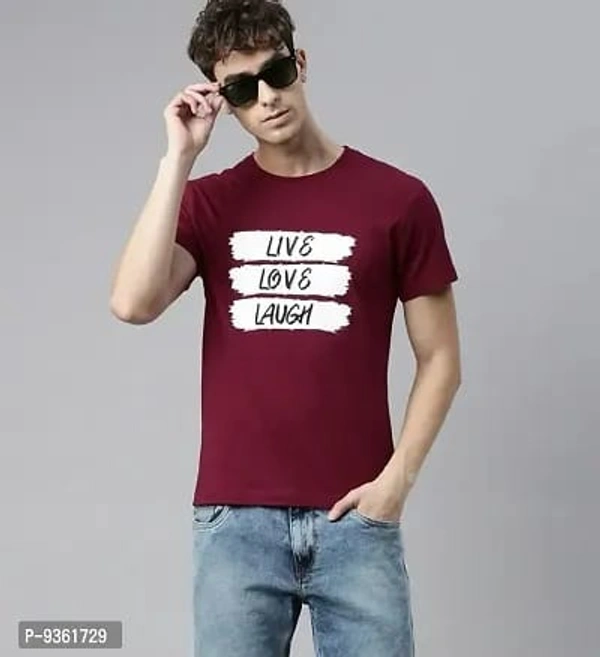 Best Selling Cotton Blend Tees For Men - Tamarillo, XL