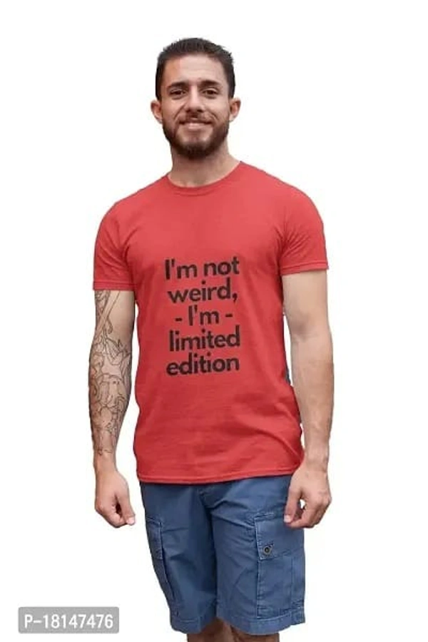 Comfortable Tees For Men - M, L, XL , XXL, Thunderbird