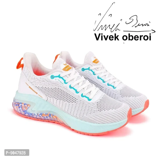 bersache Stylish Sports Shoes For Men - White, 7