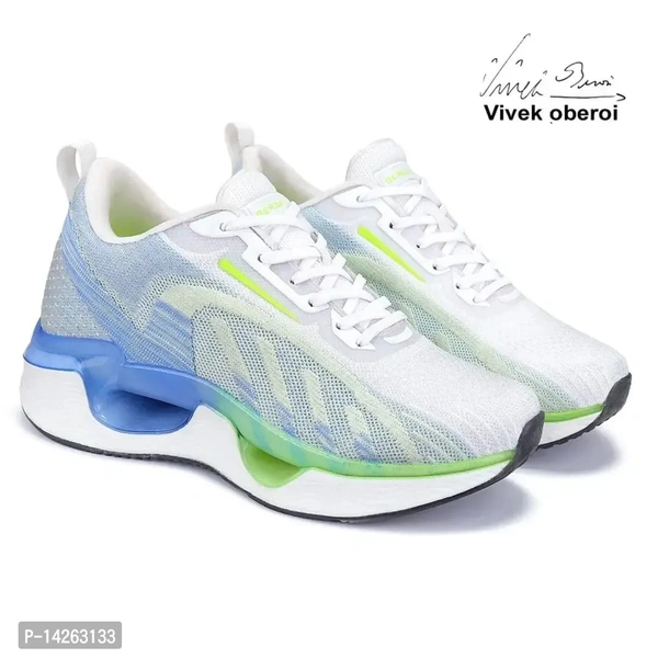 BERSACHE Stylish Sports Shoes For Men - White, 9