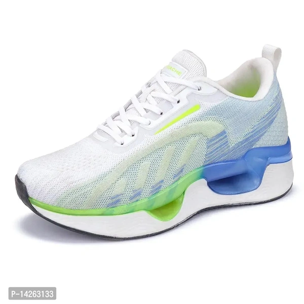 BERSACHE Stylish Sports Shoes For Men - White, 9