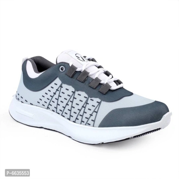 Men Mesh Casual Shoes - Gray, 7