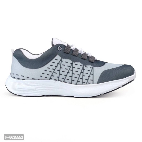 Men Mesh Casual Shoes - Gray, 7