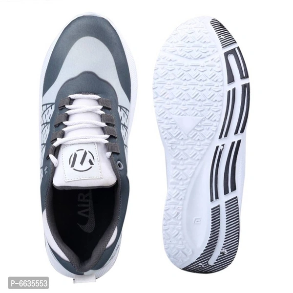 Men Mesh Casual Shoes - Gray, 7