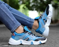 MENS TRENDY BLUE COLOURED SPORT SHOE - Dodger Blue, 8