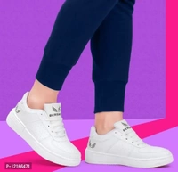 Bersache Lightweight Color Changing Sports Shoes with High Quality Sole - 8, White