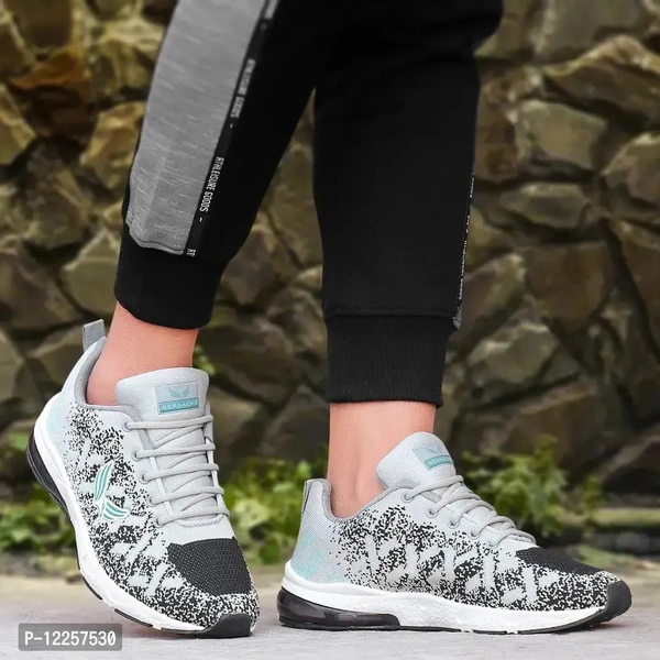 Latest Stylish Sports Shoes For Men - Gray, 6