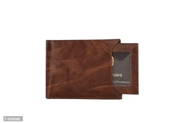 Stylish Mens Leather Wallet | Leather Wallet for Men | Mens Wallet - free size, Roman Coffee
