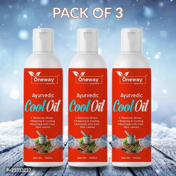 Oneway Happiness Ayurvedic Cool Oil  - 100ml