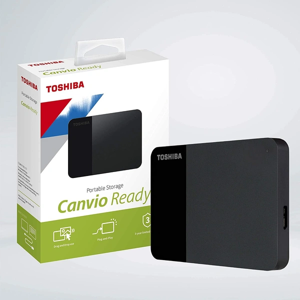 Toshiba Canvio Basics 1TB Portable External Hard Drive (6.4cm (2.5 “), USB 3.0)