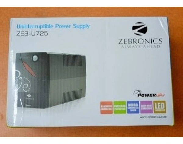 ZEBRONICS UPS 600VA ZEB U725 (2+1)