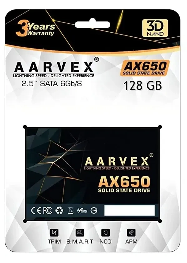 Aarvex AX650 128GB Sata SSD