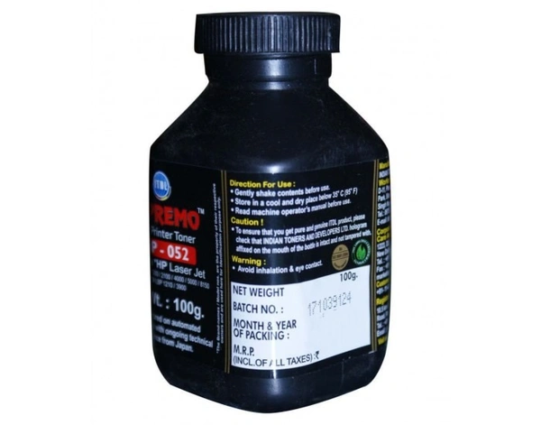 ITDL LASER TONER POWDER FOR HP 12A | CANON IHP052 100GM - 