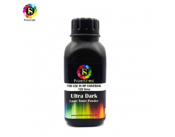 PRINT STAR LASER TONER POWDER FOR HP 12A UNIVERSAL 120GM (ULTRA DARK) - 