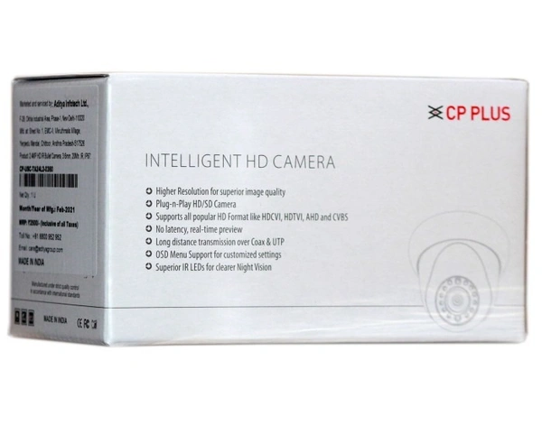CPPLUS BULLET 2.4MP (CPUSCTA24L20360) 3.6MM