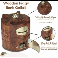 Wooden Money Bank Gullak ( Tank )