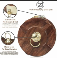 Wooden Money Bank Gullak ( Tank )