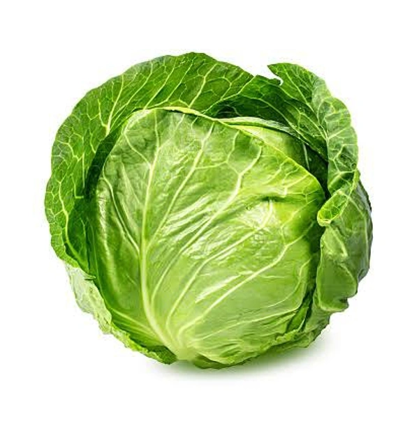 Veg Valley  Cabbage/पत्तागोभी/Pattagobhi  - Green, Approx 1 Kg