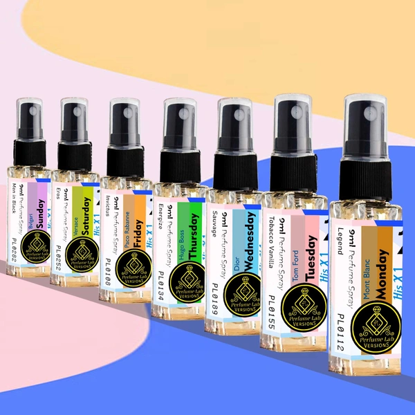 His X1 - A Perfume A Day Set - 7 x 9ml EDP