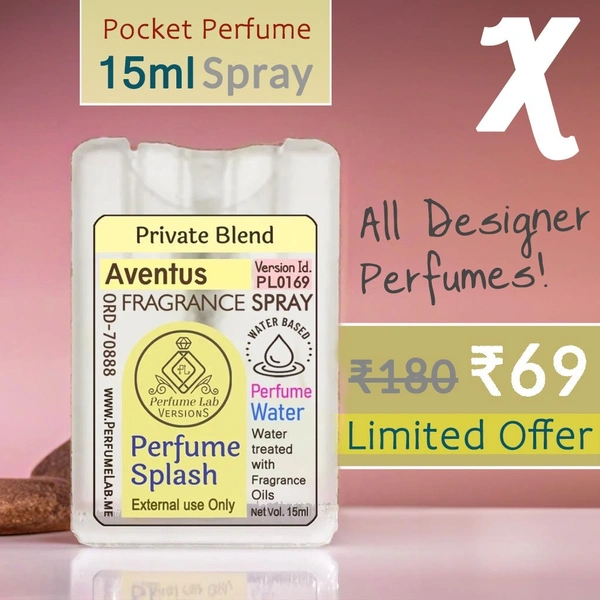Aventus Perfume Splash Pocket Spray - Version Id. PL0169