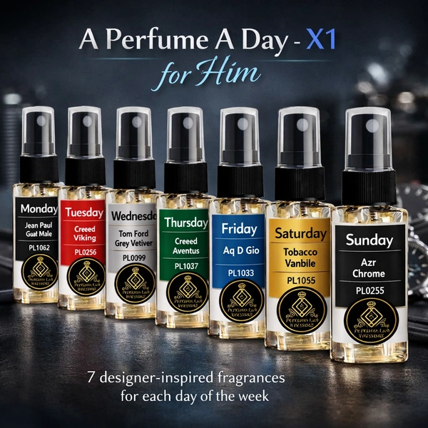His X1 - A Perfume A Day Set - 7 x 9ml EDP