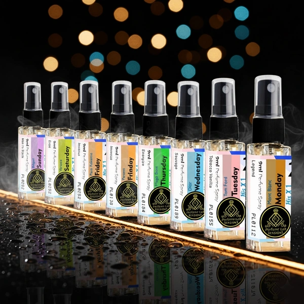 His X1 - A Perfume A Day Set - 7 x 9ml EDP