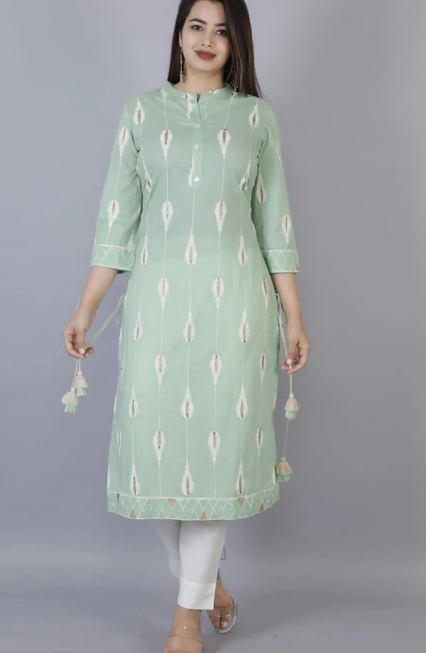 Beautiful Kurta And Pant - XL, Green