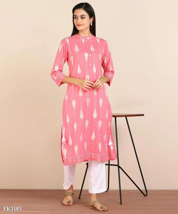 Beautiful Kurta And Pant - XL, Pink