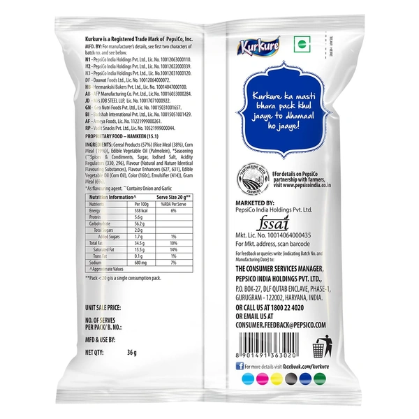 Kurkure Chilli Chatka - 36g