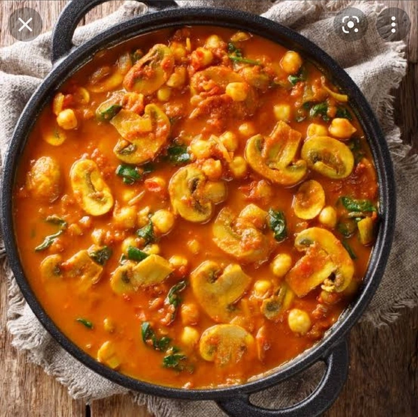 Mushroom Masala - Half Plate