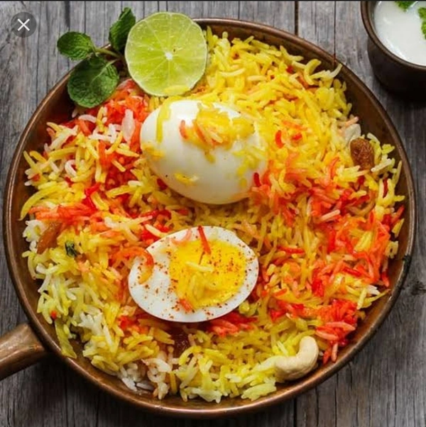 Egg Biryani - Half Plate