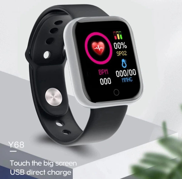 Bluetooth Smart Fitness Watch With Facebook WhatsApp - Black, Free