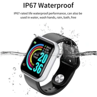 Bluetooth Smart Fitness Watch With Facebook WhatsApp - Black, Free