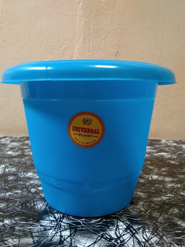 Flower Pot Universal (Colored) - Height 9 inch & Diameter 9 inch., Blue, Orange, Green & Red