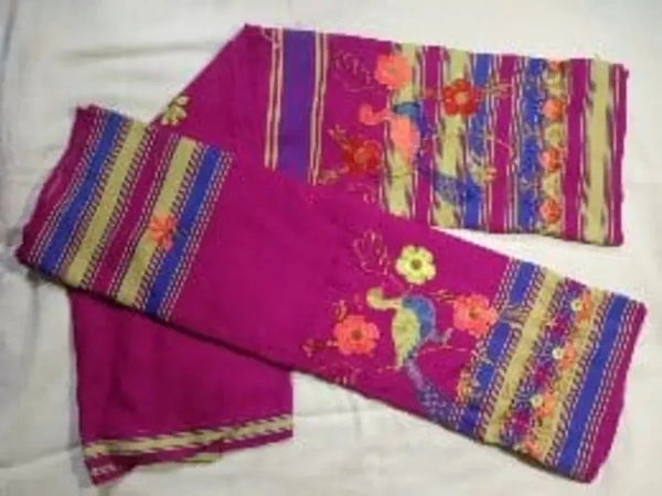 Brown Lungi Panchi Saree