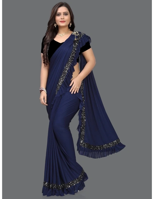 Silk Saree..(400CC) - NAVY