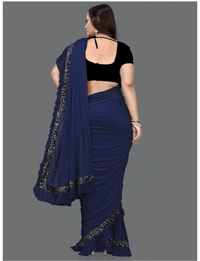 Silk Saree..(400CC) - NAVY