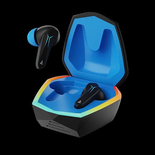 boAt Immortal 121 |  Bluetooth Gaming Wireless Earbuds with BEAST™️ Mode (40ms Low Latency), ASAP™️ Charge, 40 Hours Playback, & Blazing RGB Lights - Blacksabre