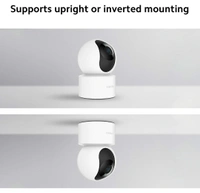 MI Xiaomi Wireless Home Security Camera 2i 2022 Edition | Full HD Picture | 360° View | 2MP | AI Powered Motion Detection | Enhanced Night Vision| Talk Back Feature (2 Way Calling), White - White, 7.5 × 7.5 × 10.8