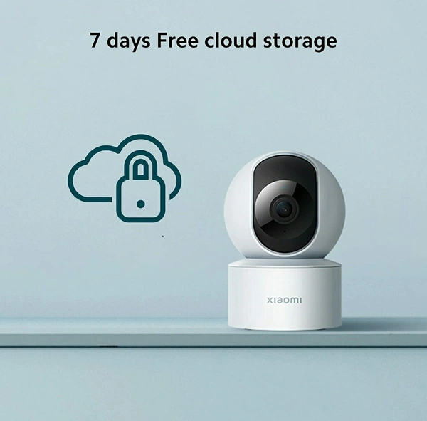 MI Xiaomi Wireless Home Security Camera 2i 2022 Edition | Full HD Picture | 360° View | 2MP | AI Powered Motion Detection | Enhanced Night Vision| Talk Back Feature (2 Way Calling), White - White, 7.5 × 7.5 × 10.8