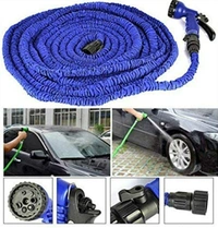 Magic Hose Garden Pipe, 15m 50 Feet Expandable Garden Hose for Car Washing Gun Retractable Gardwn  - Royal Blue, 15 M