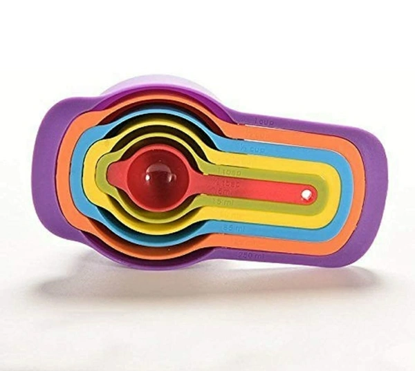 Multi-Purpose Measuring Spoon and Cup Set, 6-Pieces