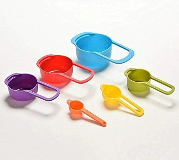 Multi-Purpose Measuring Spoon and Cup Set, 6-Pieces